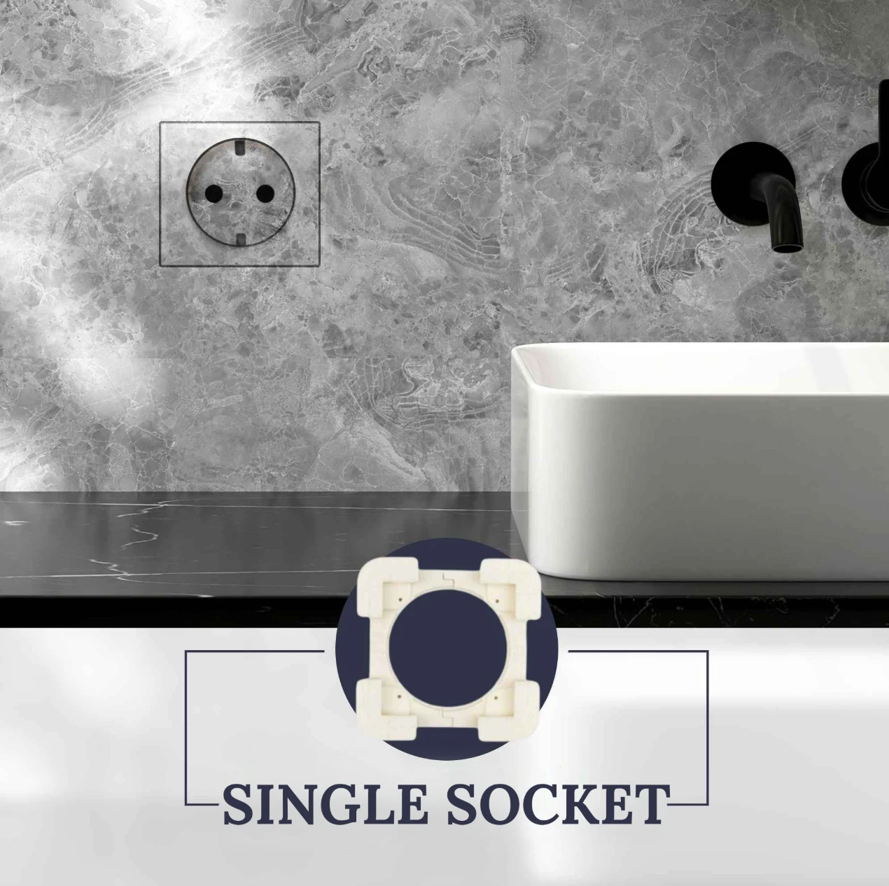 Mecanismo Enchufe invisible EDPLIT View 1