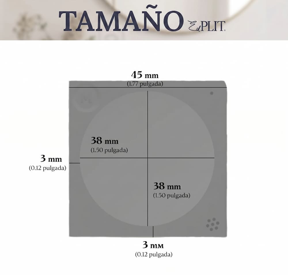 Termostato EDPLIT - Dimensiones y tamaño